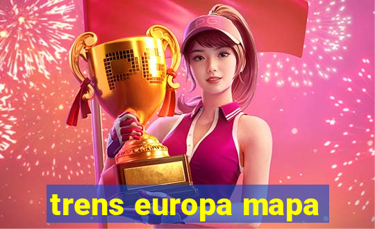 trens europa mapa